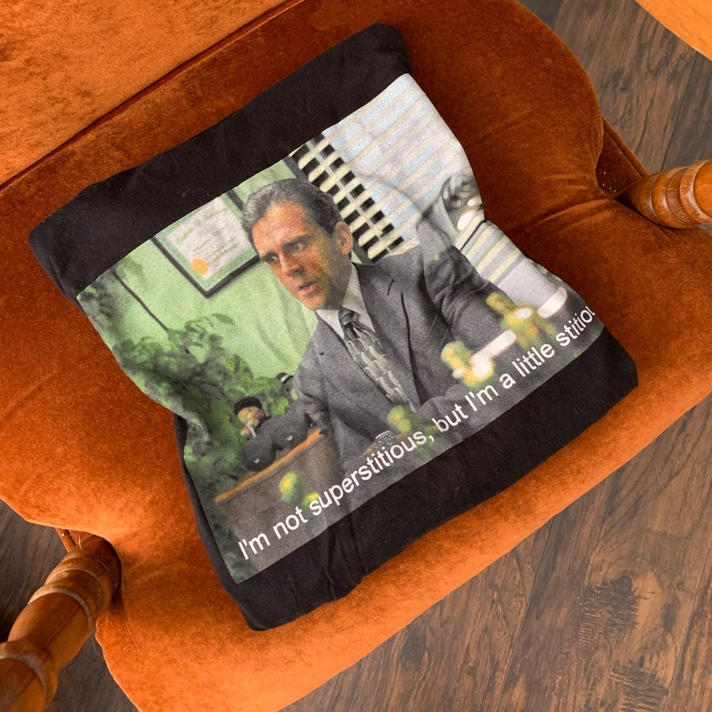 Oversized The Office Superstitious Tee